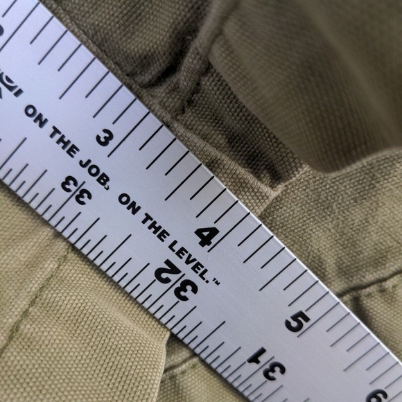 St. John's Bay Women's Chino Shorts Green Size 14 100% Cotton Pockets - Picture 10 of 12